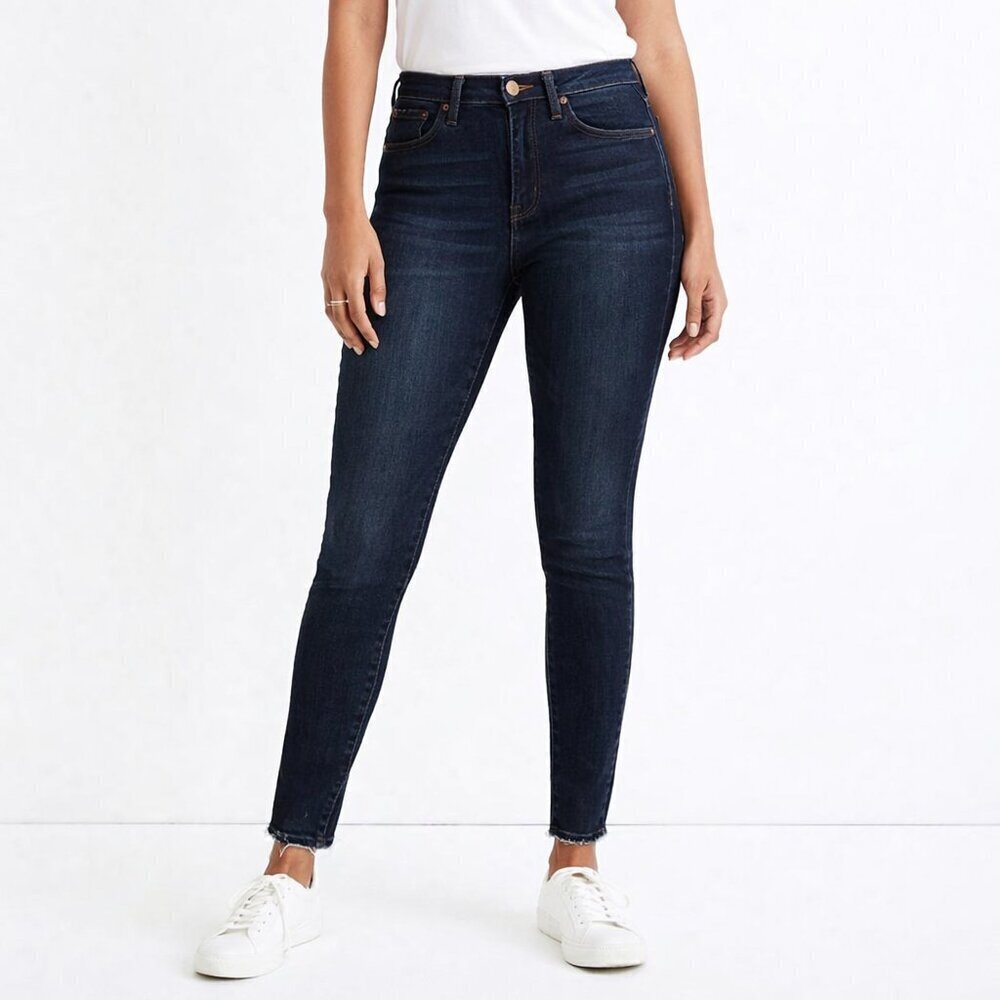 Madewell Women’s Size 25 | 10” High-Rise Skinny Jeans Dark Wash Stretch Denim